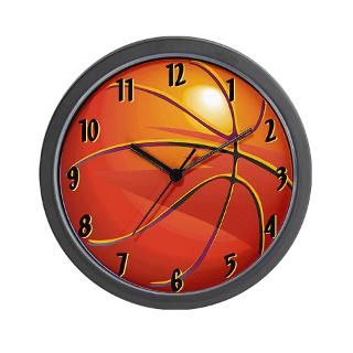Basketball Room Decor Wall Clock for $18.00