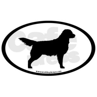 Black White Note Cards  Golden Retriever Oval Note Cards (Pk of 20