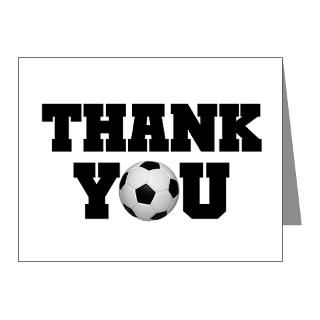 Soccer Thank You Note Cards  Soccer Thank You Note Cards (Pk of 20