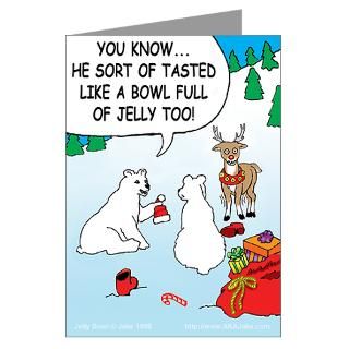  Cartoon Greeting Cards  Jelly Bowl Greeting Cards (Pk of 20