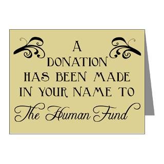 Gifts  Christmas Note Cards  Human Fund Note Cards (Pk of 20