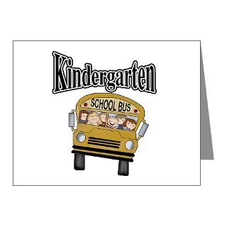 To School Note Cards  School Bus Kindergarten Note Cards (Pk of 20