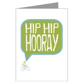 Bicycle Greeting Cards  Hip Hip Hooray Greeting Cards (Pk of 20