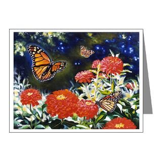 Gifts  Art Note Cards  Monarch Butterflies Note Cards (Pk of 20