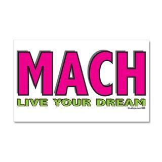 Agility Gifts  Agility Wall Decals  MACH live your dream 20x12