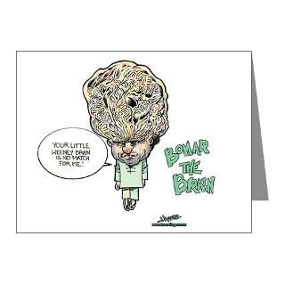 Gifts  Bomar Note Cards  BOMAR THE BRAIN Note Cards (Pk of 20