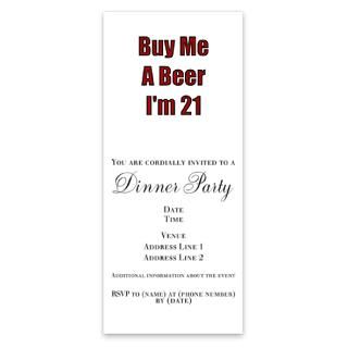 Buy Me A Beer Im 21 Invitations for $1.50