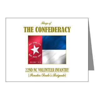 Confederate Flag Thank You Note Cards