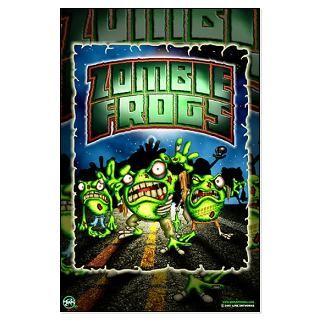Zombie Frogs Large Poster 23X35