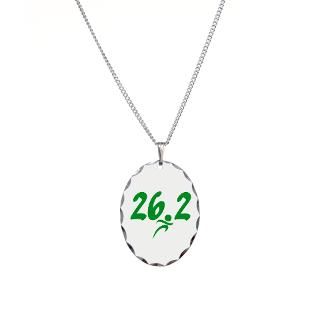 26.2 Gifts  26.2 Jewelry  Green 26.2 Marathon Necklace