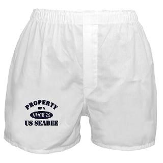 Underwear & Panties  Property of NMCB 26 US Navy Seabee Boxer Shorts