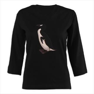 great auk on a 3 4 sleeve t shirt dark $ 31 99
