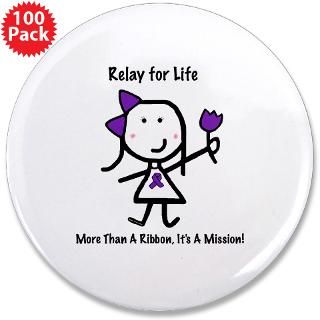Kids Sake Gifts  4 R Kids Sake Buttons  Purple Ribbon   Relay