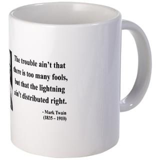 Author Gifts  Author Drinkware  Mark Twain 33 Mug