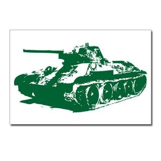 T34 Tank Stencil Postcards (Package of 8) for $9.50