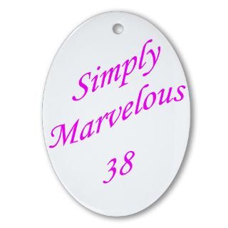 Simply Marvelous 38 Oval Ornament for $12.50