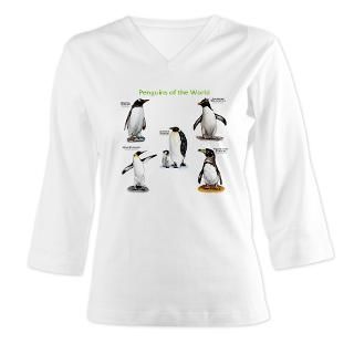Animal Gifts  Animal Long Sleeve Ts  Penguins of the World Women