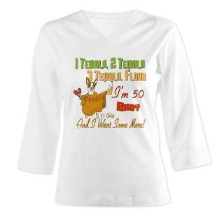Tequila Birthday 50.png Womens Long Sleeve Shirt (3/4 Sleeve) by