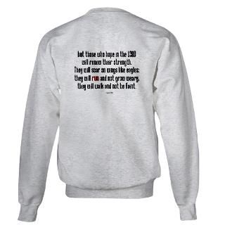 Gifts  Bible Sweatshirts & Hoodies  Isaiah 4031 Run Sweatshirt