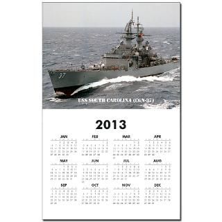 USS SOUTH CAROLINA (CGN 37) Calendar Print