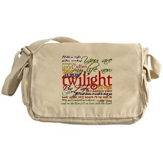 Twilight Quotes Messenger Bag for $37.50