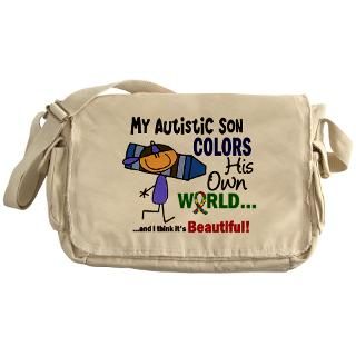 Colors Own World Autism Messenger Bag for $37.50