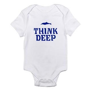 42 Think Deep Dolphin Hitchhikers Infant Creeper