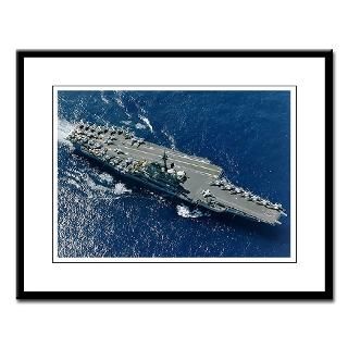 CV 43 Coral Sea Large Framed Print