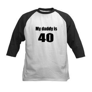 My Dad Is 40 Kids Baseball Jerseys & Shirts  Youth Baseball Jerseys