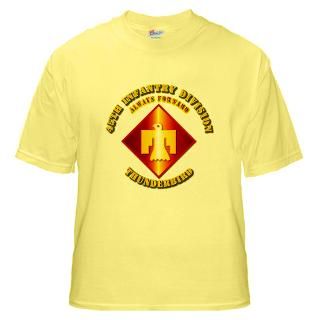 45Th Infantry Division Thunderbird T Shirts  45Th Infantry Division