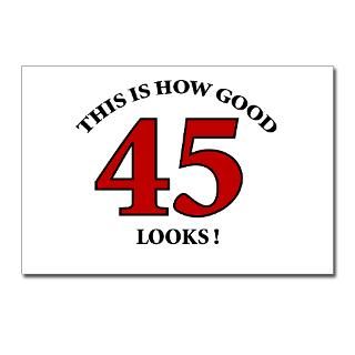 How Good   45 Looks Postcards (Package of 8) for $9.50