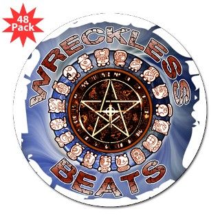 Wreckless Star 3 Lapel Stickers (48 pk) Sticker by wrecklessbeats