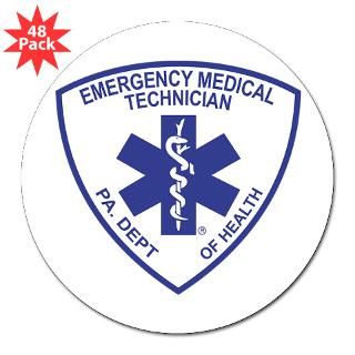 Lapel Sticker (48 pk) PA EMT LOGO for $30.00