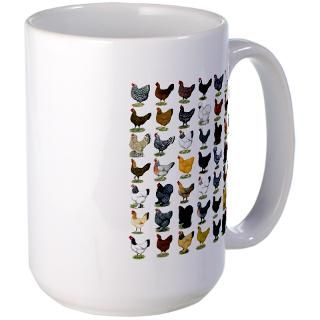 49 Hen Breeds Coffee Mug for $18.50