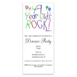 49 Year Olds Rock Invitations for $1.50