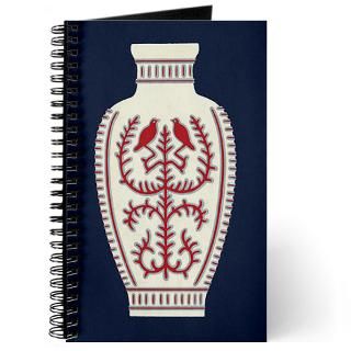 asian vase blue journal $ 18 49