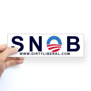 anti obama snob bumper sticker $ 5 49