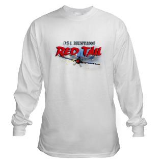 Mustand Red Tail Gifts  Mustand Red Tail Long Sleeve Ts