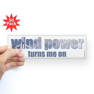 Wind Power Bumper Sticker (50 pk) for $190.00