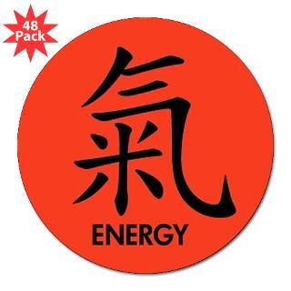 Kanji Energy 3 Lapel Sticker (48 pk)