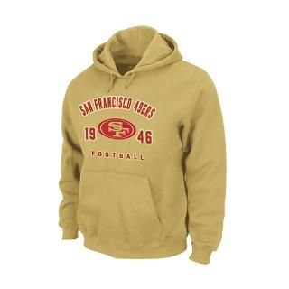 gold logo fleece hooded sweatshirt licensed sports merchandise $ 49 99