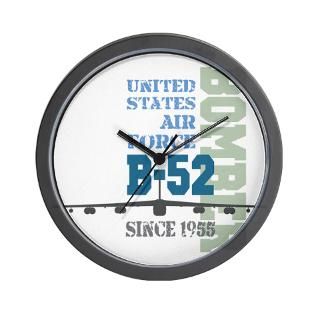 52 Bomber Military Aircraft Wall Clock for $18.00