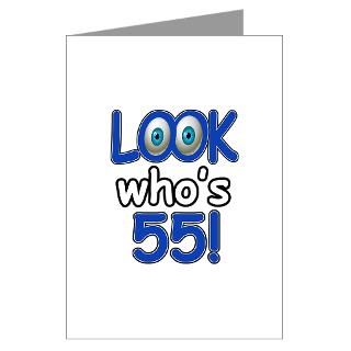 Look whos 55 Greeting Cards (Pk of 20) for