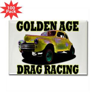 and Entertaining  gasser 48 yellow.png Rectangle Magnet (100 pack