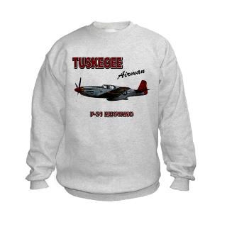 Tuskegee Airman P 51 Mustang Sweatshirt