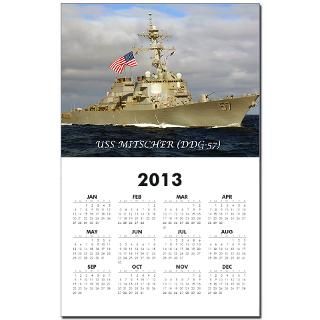 USS MITSCHER (DDG 57) Calendar Print for $10.00