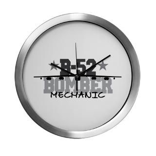  Air Force Home Decor  B 52 Aviation Mechnaic Modern Wall Clock