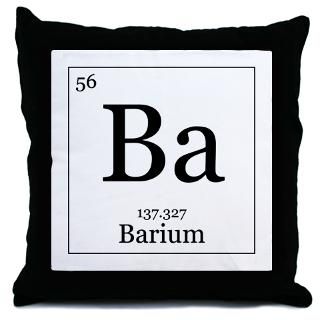 Elements   56 Barium Throw Pillow
