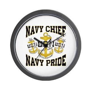 Navy Chief/Navy Pride Wall Clock for $18.00