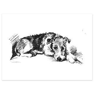 Jack Russell Terrier 5.5 x 7.5 Flat Cards